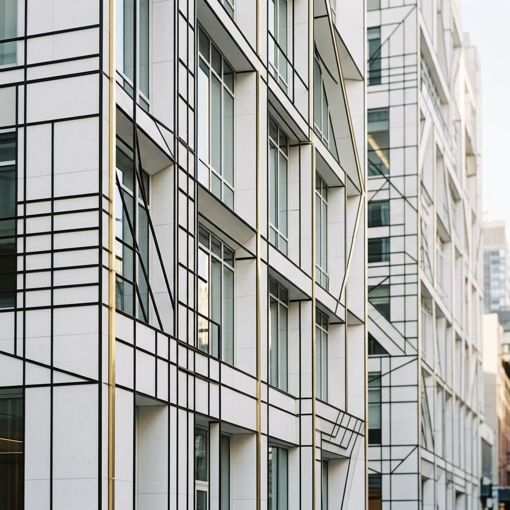 Modern Architectural Infrastructure Facade